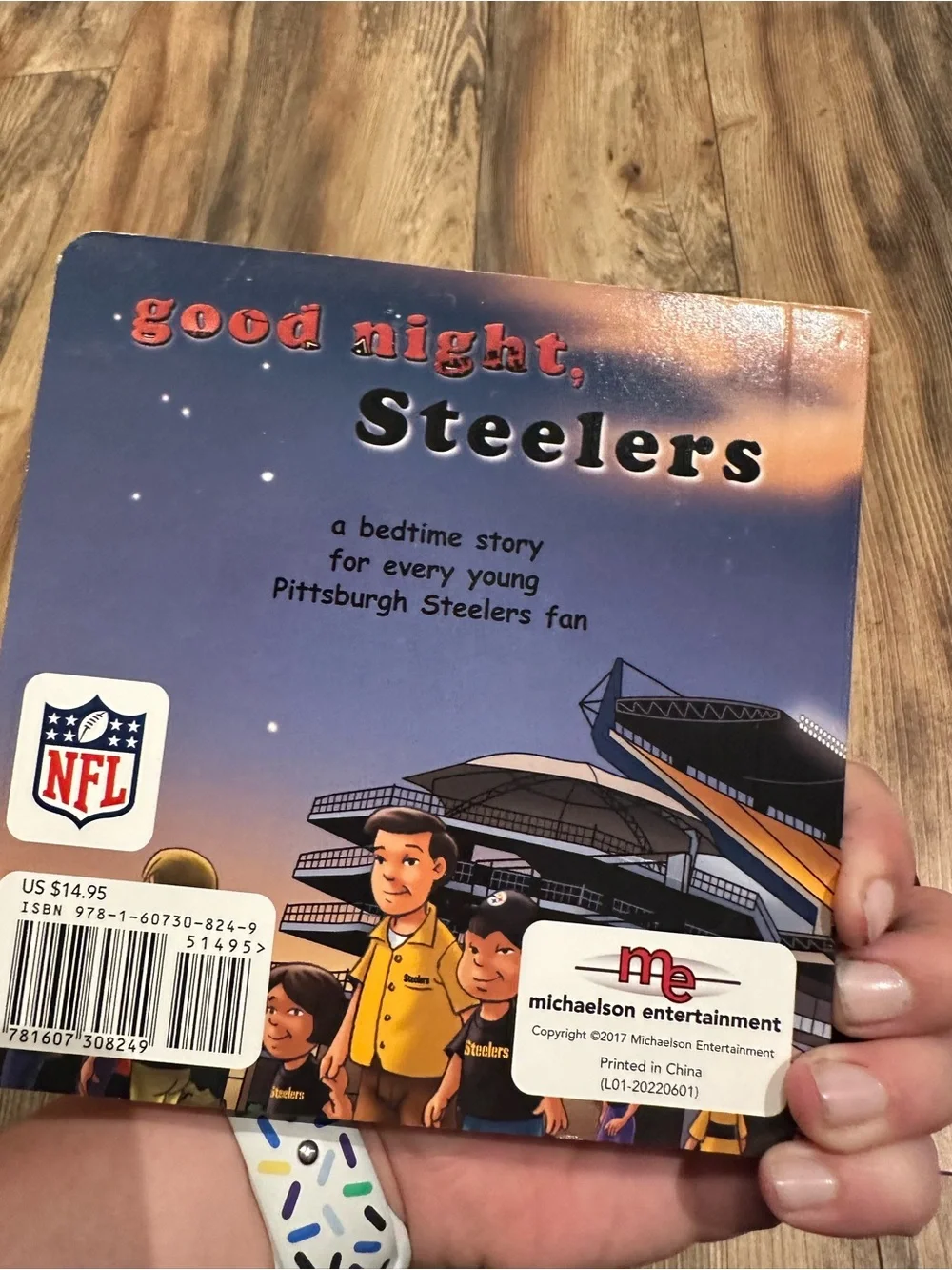 Pittsburgh Steelers 101 & Goodnight Steelers bundle Children’s Board Book)